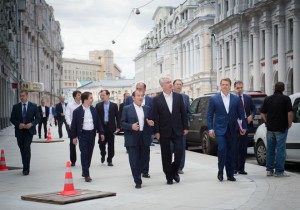 Сергей Собянин осмотрел благоустроенные улицы в рамках программы "Моя улица"