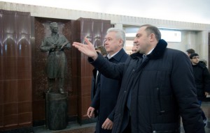 Сергей Собянин открыл станцию метро "Бауманская" после капитального ремонта