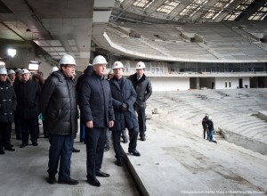 Мэр Москвы Сергей Собянин рассказал, что реконструкция стадиона "Лужники" будет завершена уже в 2016 году