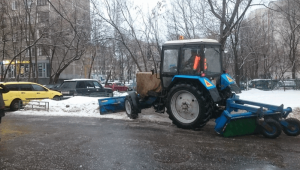 Коммунальные службы района Чертаново Центральное работают в усиленном режиме из-за погодных условий