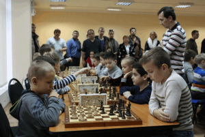 Ребята из Шахматного  клуба «Чертаново»