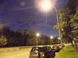 Освещение на улице Чертановская