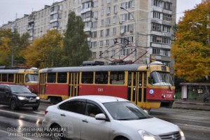 Трамвай в районе Чертаново Центральное