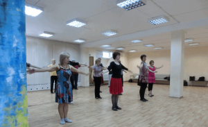 Жители района Чертаново Центральное на мастер-классе по бальным танцам
