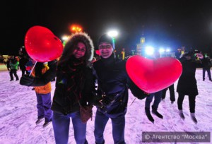 День влюбленных в Москве
