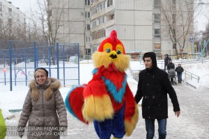 Жители района на празднике "Зима - волшебная пора"