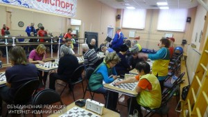 Окружные соревнований по шашкам провели в ГБУ "Высота"