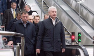 Три новых станции открыл мэр Москвы Сергей Собянин для пассажиров на желтой ветке метро