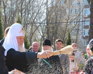 Храм Живоначальной Троицы в Чертанове посетил патриарх Кирилл