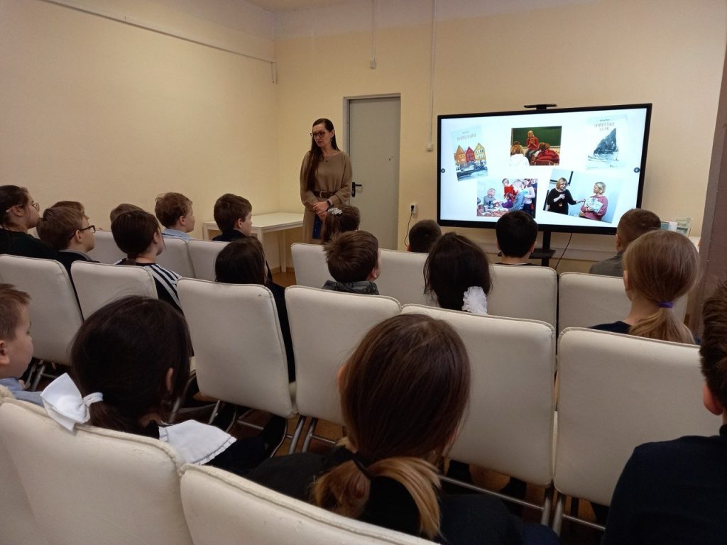 Литературный час провели для третьеклассников школы №1582. Фото: страница школы №1582 в социальных сетях