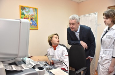 Сергей Собянин посетил детскую поликлинику 94