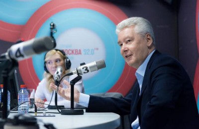 24 сентября Сергей Собянин посетил одну из столичных радиостанций