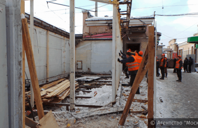 В районе Чертаново Центральное пройдет демонтаж незаконно размещенного объекта