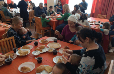 Жители района Чертаново Центральное смогли принять участие в праздновании Масленичной нед