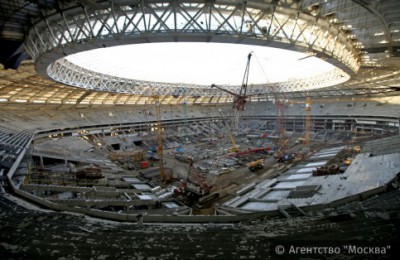 Реконструкция Большой спортивной арены «Лужники» в рамках подготовки к чемпионату мира по футболу