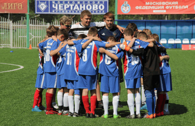 Юные футболисты клуба "Чертаново"