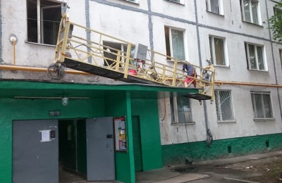 Проведение ремонтных работ на улице Чертановская