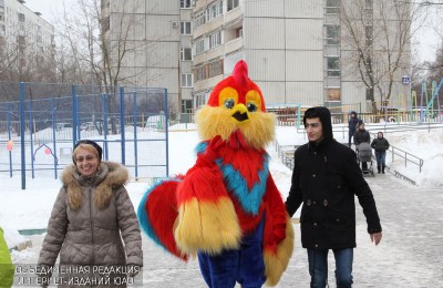 Жители района на празднике "Зима - волшебная пора"