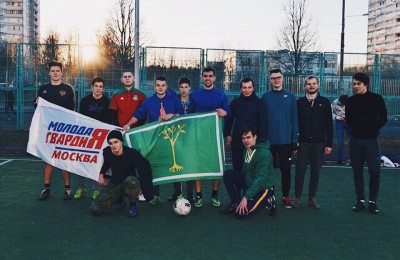 Молодежные объединения района сыграли в товарищеском матче по футболу
