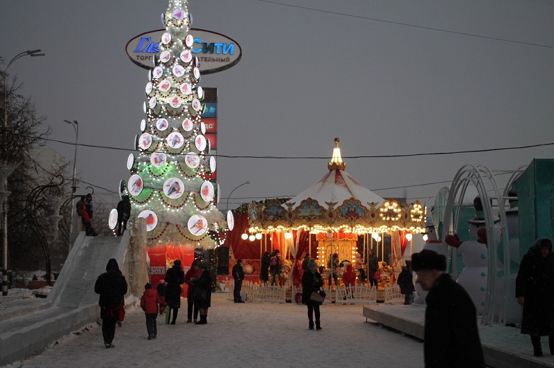 Фото с площадки фестиваля «Путешествие в Рождество» в ЮАО