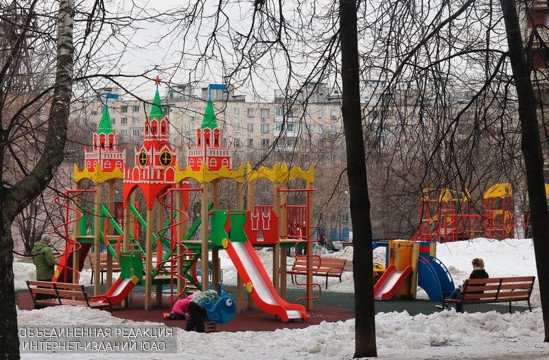 Детская площадка в районе Чертаново Центральное