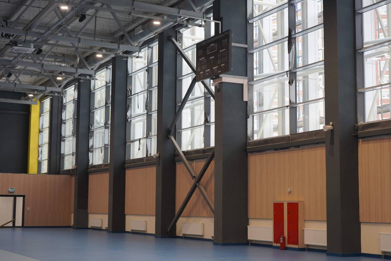 Эстафету «Папа, мама, я – футбольная семья!» провели в школе №1173. Фото: Анна Быкова, «Вечерняя Москва»